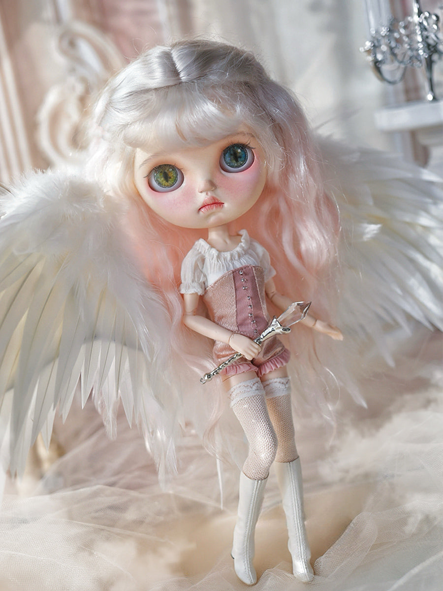Twin Souls of Light and Dark Custom Blythe OOAK - Twins Doll - ToastDoll