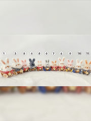 Handmade Doll Miniature Props for BJD/Blythe,  Bunny with Walnut Shell Car