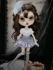 Handmade Outfit for Blythe/Pullip/Obitsu,Antique-Style Lace Tea Dress Set