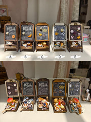 1/6 1/12 Scale Miniature Dollhouse Coffee Shop Chalkboard Easel