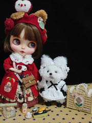 1/6 1/12 Scale Miniature Dollhouse Woven Carry Case