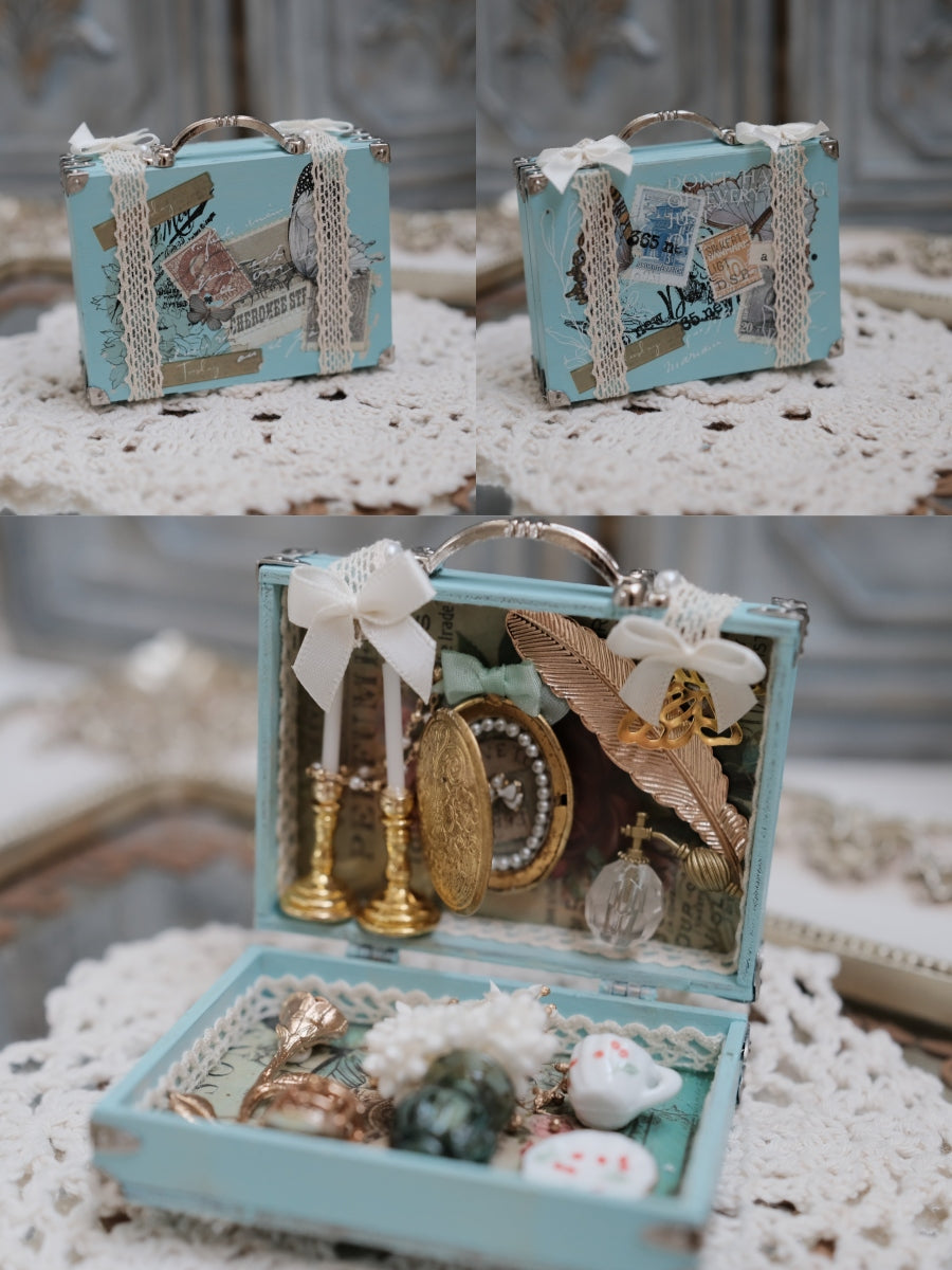 1/6 1/12 Scale Miniature Table Setting Kit in a Carry Case
