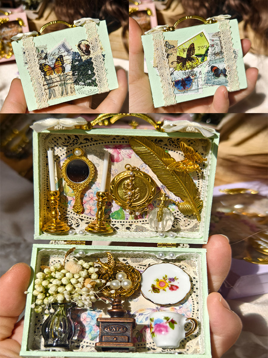 1/6 1/12 Scale Miniature Table Setting Kit in a Carry Case