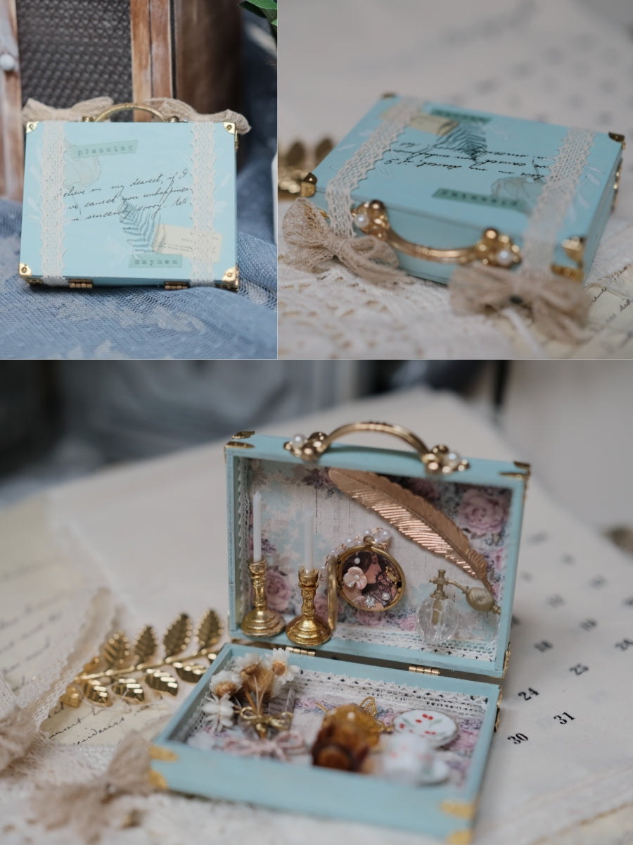 1/6 1/12 Scale Miniature Table Setting Kit in a Carry Case