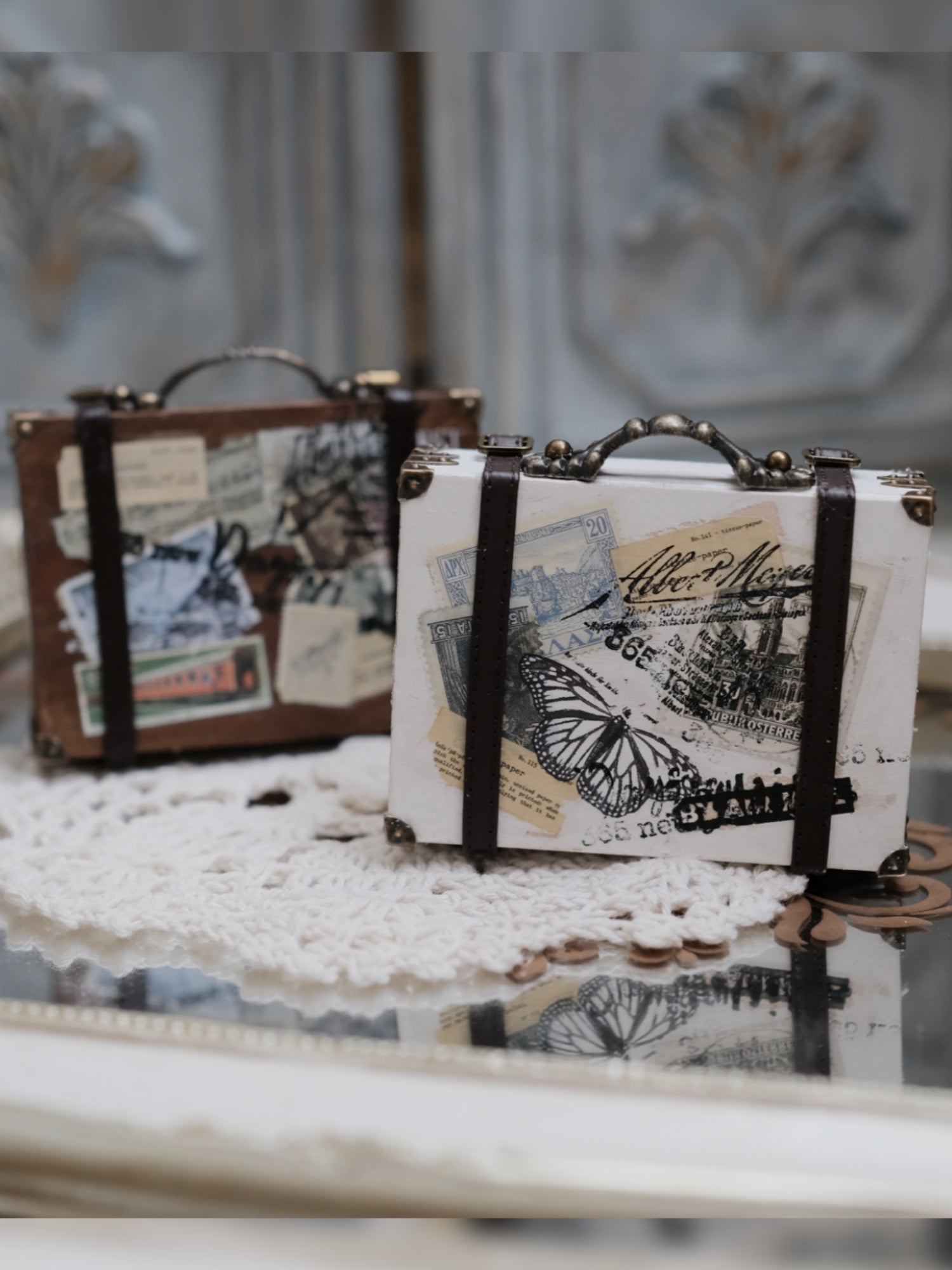 1/6 1/12 Scale Miniature Table Setting Kit in a Carry Case