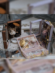 1/6 1/12 Scale Miniature Table Setting Kit in a Display Case