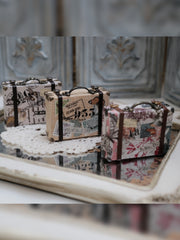 Handmade Doll Miniature, Fabric Carrying Case