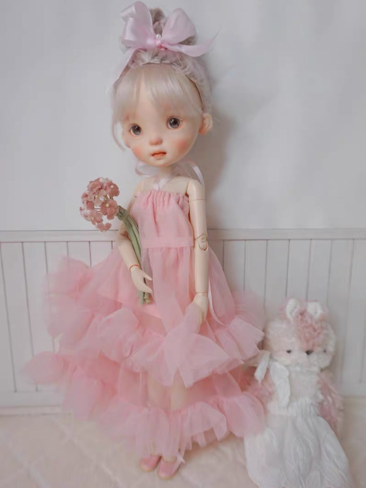 Tiered Tulle Blythe 1/6 BJD Dress Set - Handmade Doll Clothes -ToastDoll