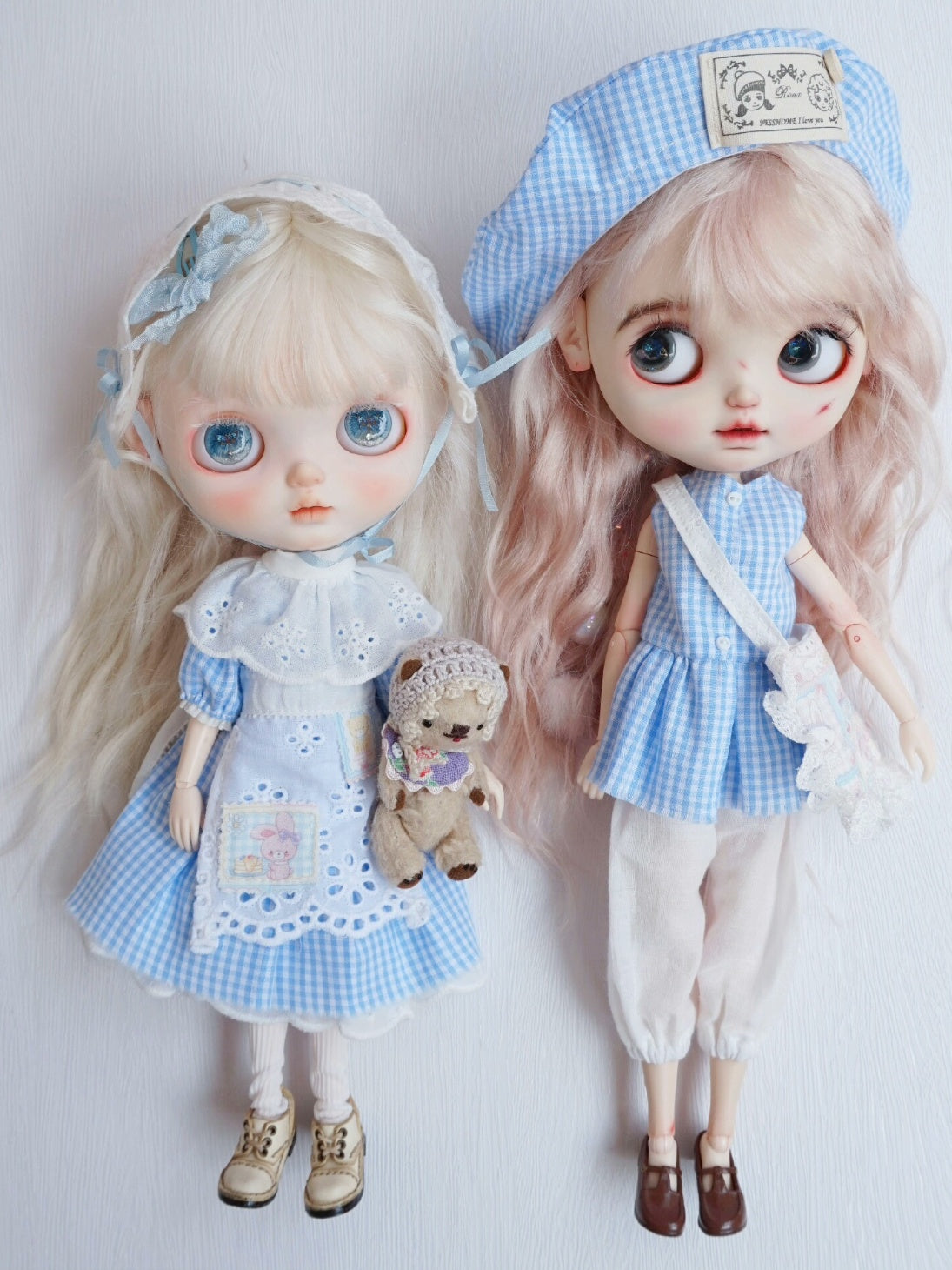 Fresh Casual Gingham Blythe BJD Outfit |  ToastDoll
