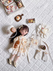 Bakery Girl Blythe 1/6 BJD Outfit - Handmade Doll Clothes - ToastDoll