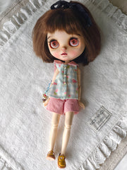 Handmade Outfit for Blythe/ Ob24/ Ob22/ 1/6 BJD, Summer clothes