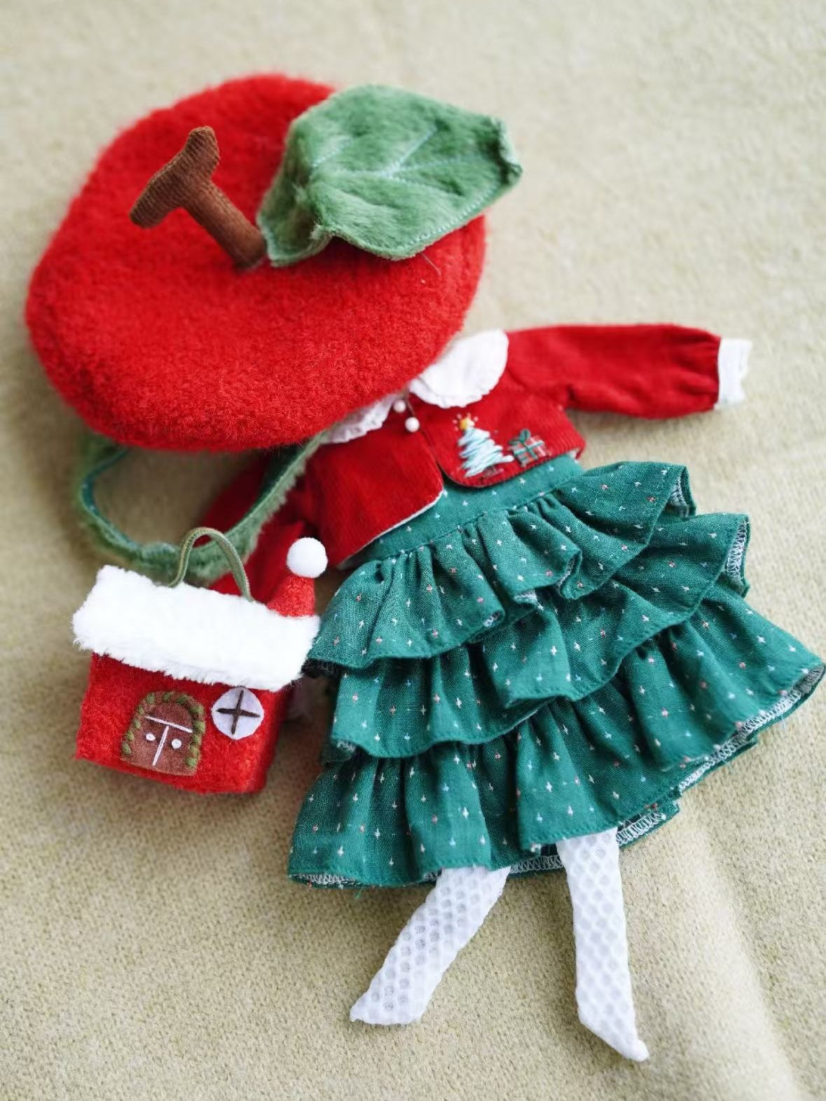 Handmade Outfit for Blythe/Obitsu, Christmas Set