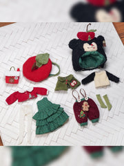 Handmade Outfit for Blythe/Obitsu, Christmas Set