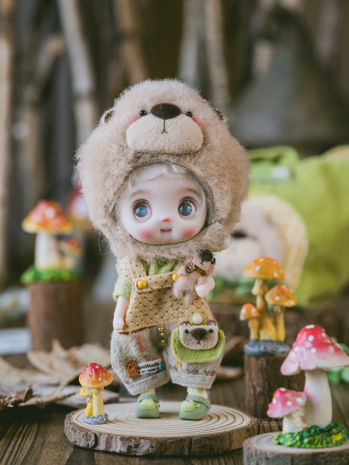 Cute Animal Costume Ob11 Outfit - Handmade Doll Clothes - ToastDoll