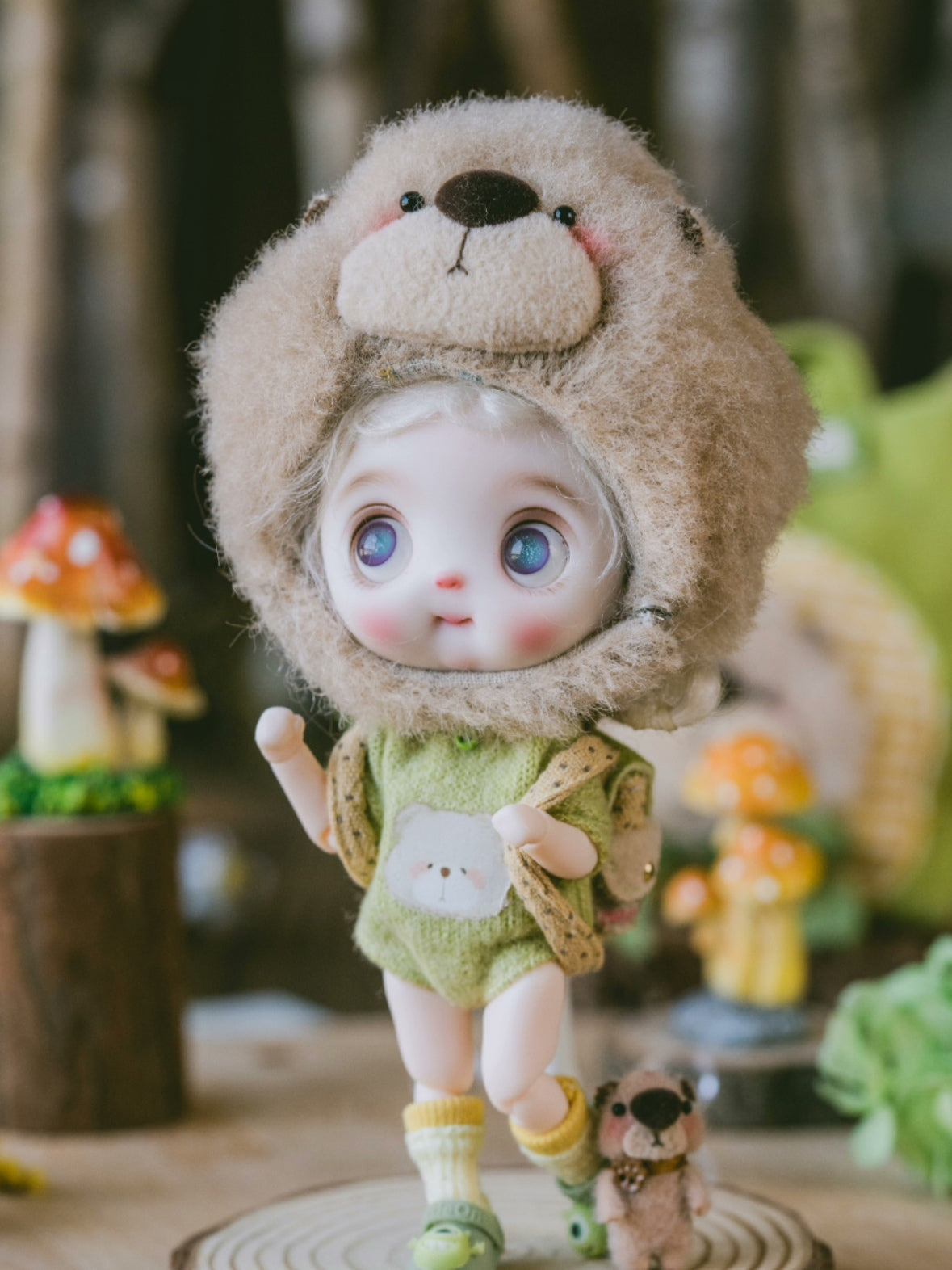Cute Animal Costume Ob11 Outfit - Handmade Doll Clothes - ToastDoll