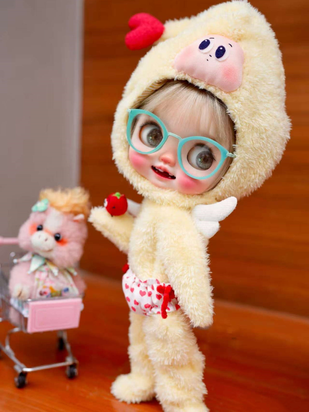 Fluffy Nerd Zoo Blythe Outfit Standing Pose | ToastDoll