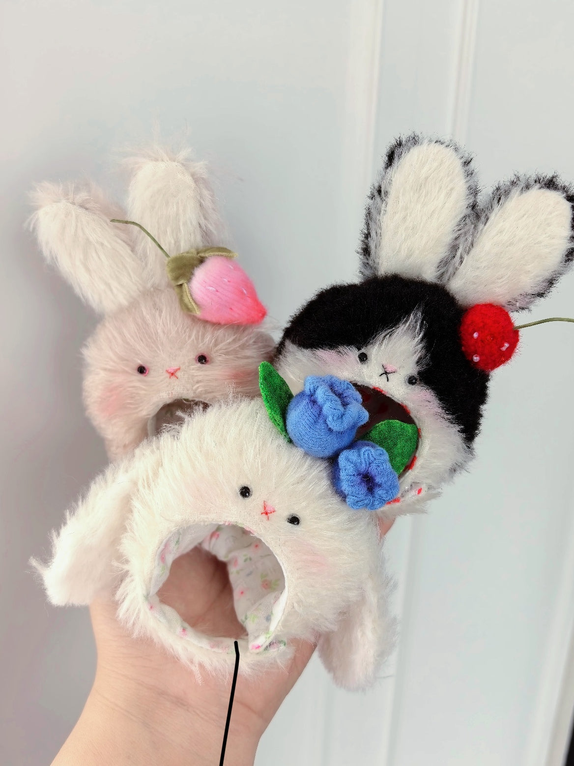 Fluffy Bunny Blythe Ob11 Blue Outfit Hat | ToastDoll