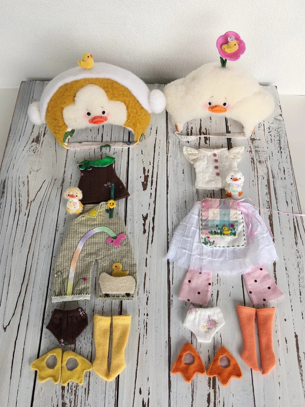 Bath Duckie Blythe 1/6 BJD Outfit Flat Lay | ToastDoll