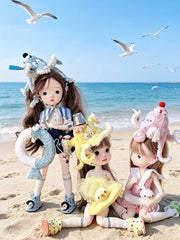 Summer Octopus Blythe BJD OB11 Set - Handmade Doll Clothes - ToastDoll