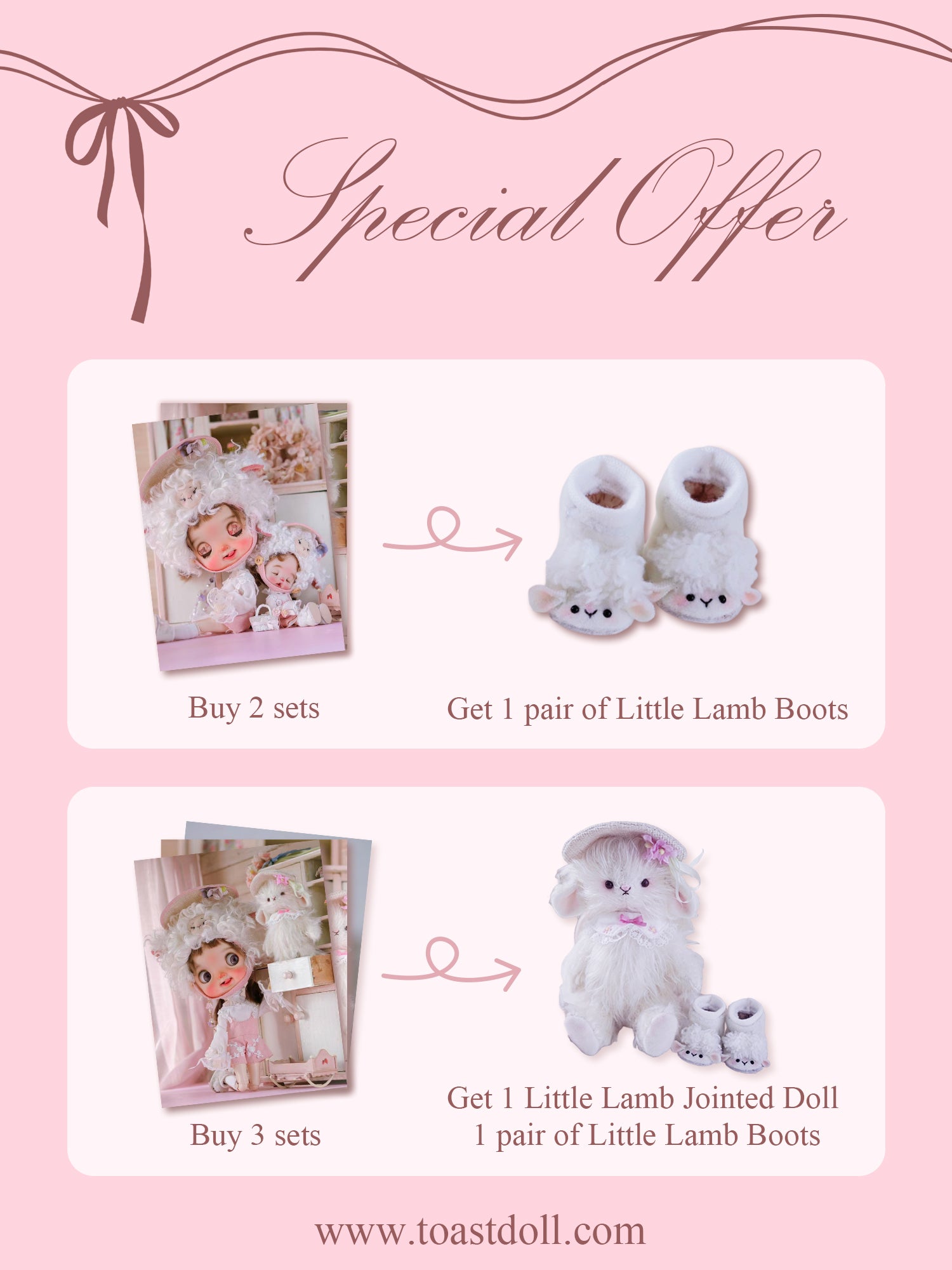 Little Lamb Blythe BJD OB11 Set - Handmade Doll Clothes - ToastDoll