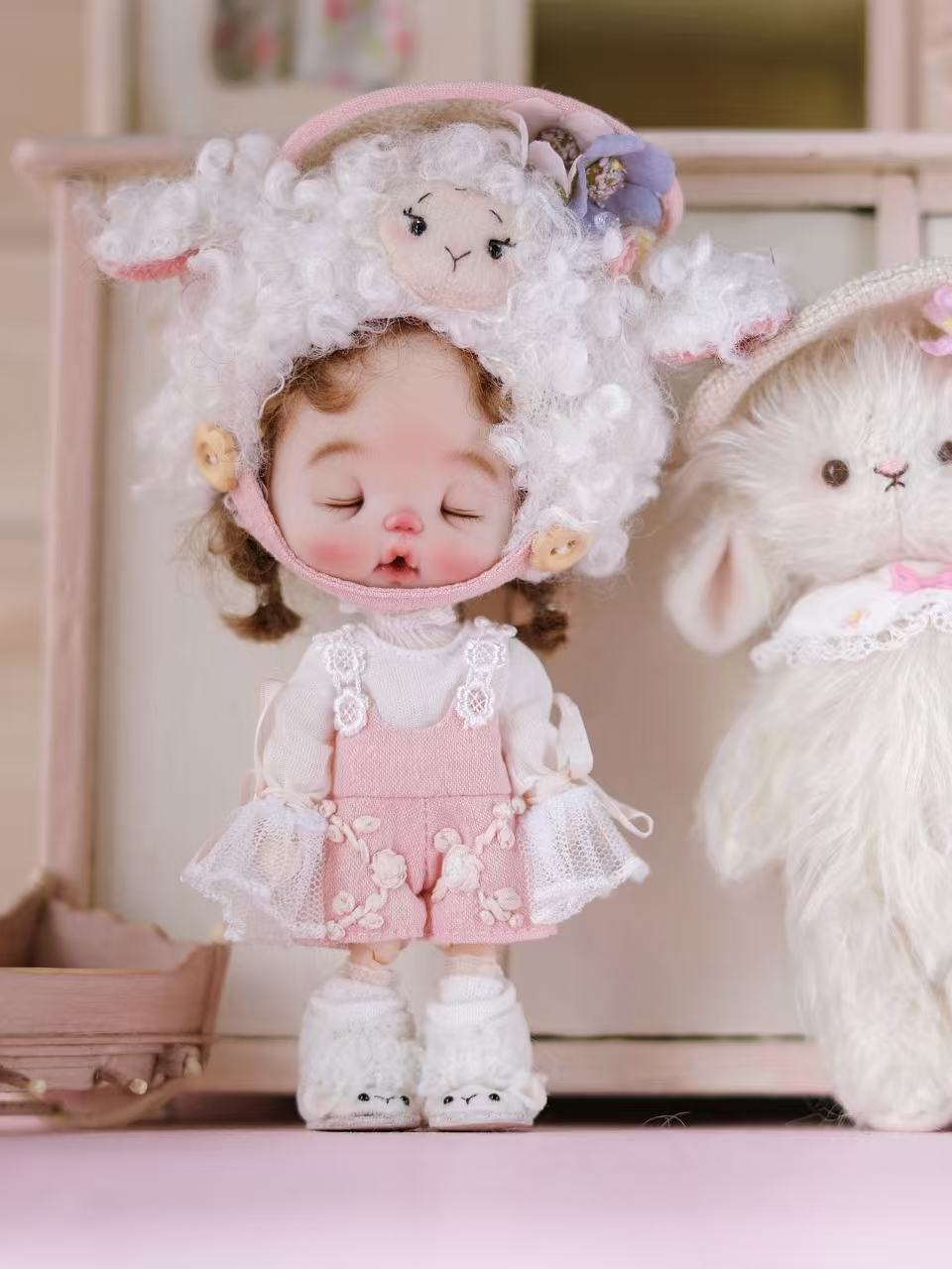 Little Lamb Blythe BJD OB11 Set - Handmade Doll Clothes - ToastDoll