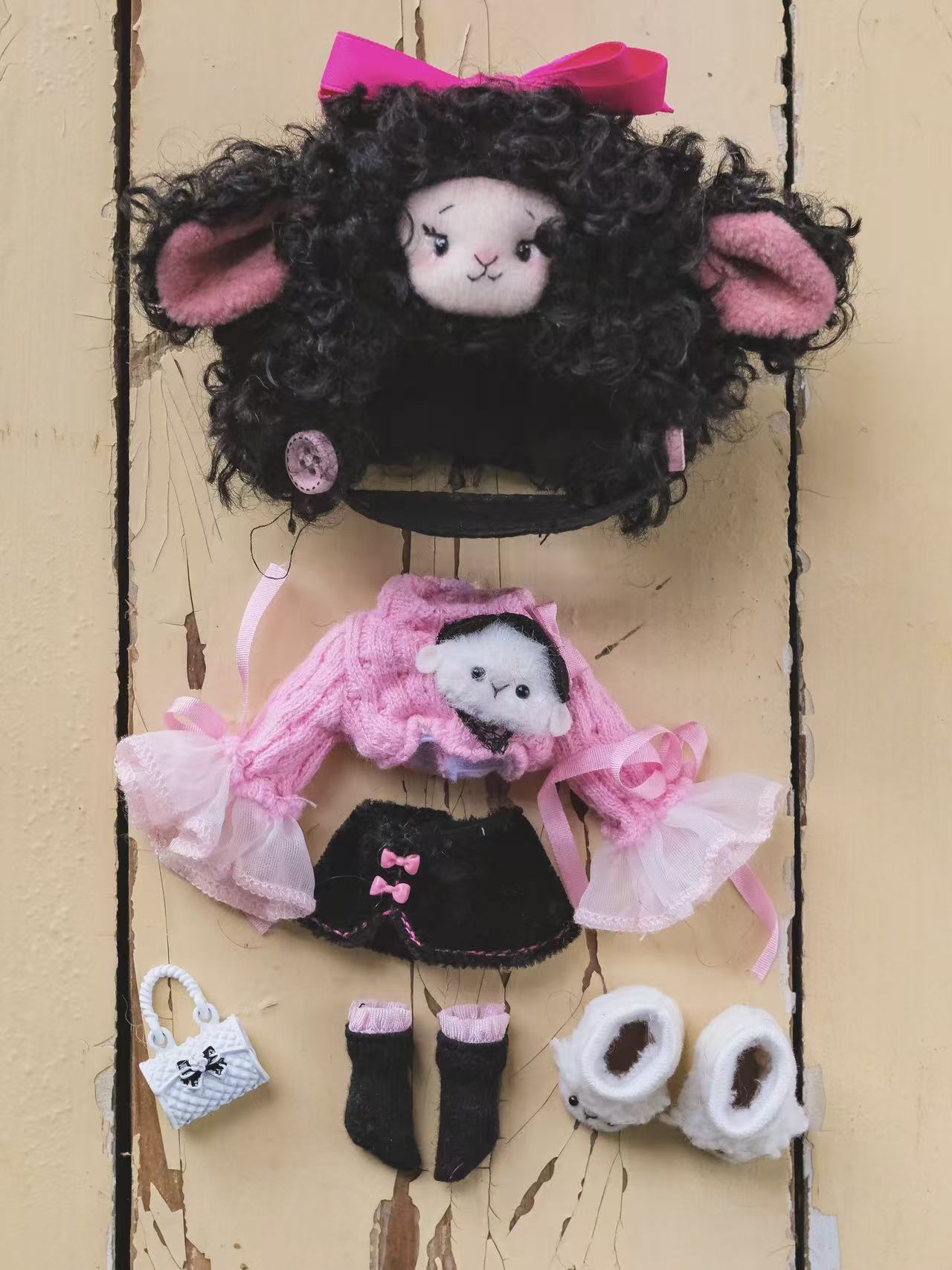 Little Lamb Blythe BJD OB11 Set - Handmade Doll Clothes - ToastDoll