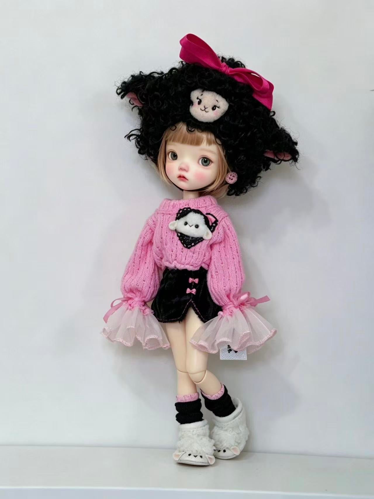 Little Lamb Blythe BJD OB11 Set - Handmade Doll Clothes - ToastDoll