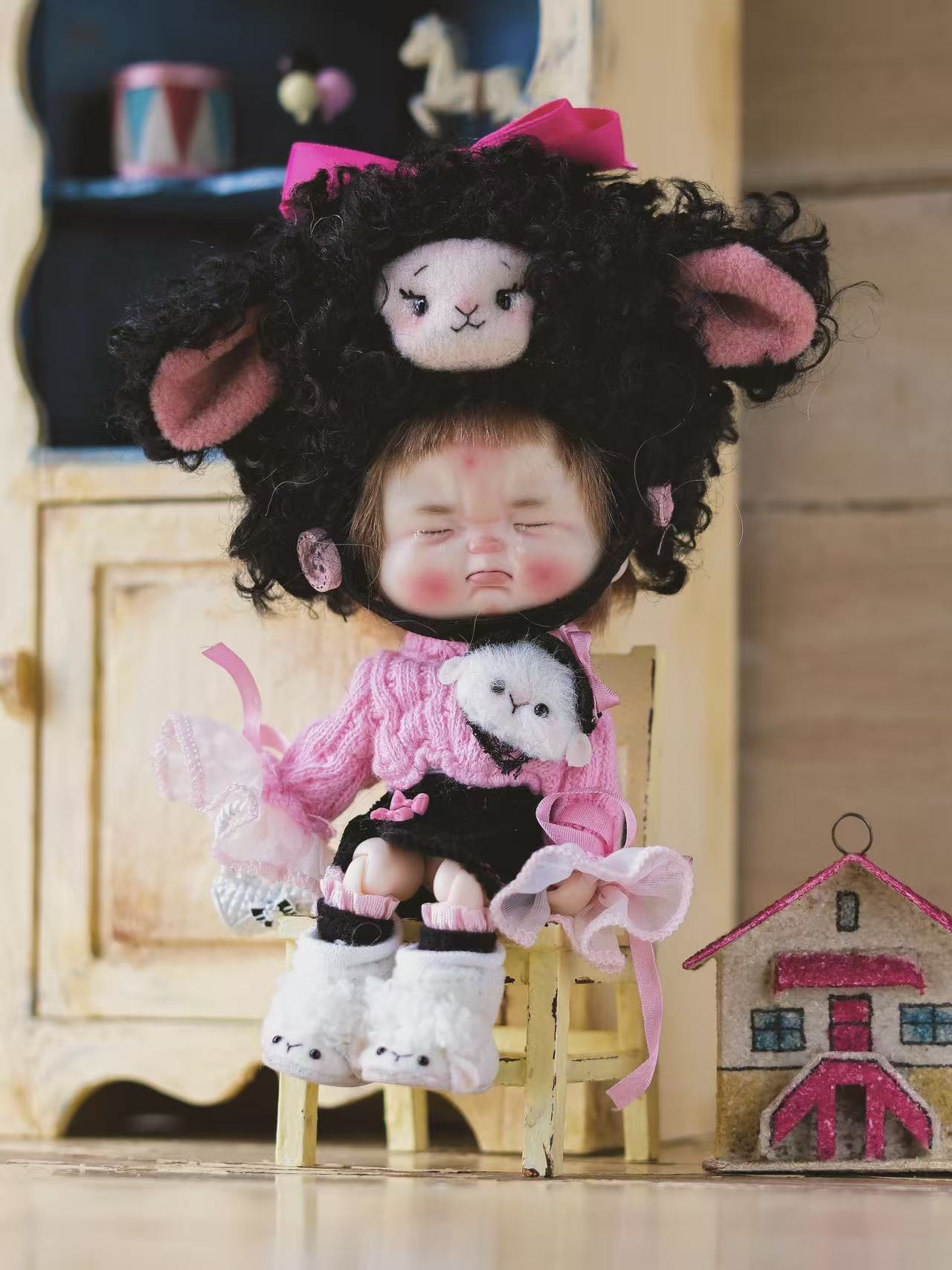 Little Lamb Blythe BJD OB11 Set - Handmade Doll Clothes - ToastDoll