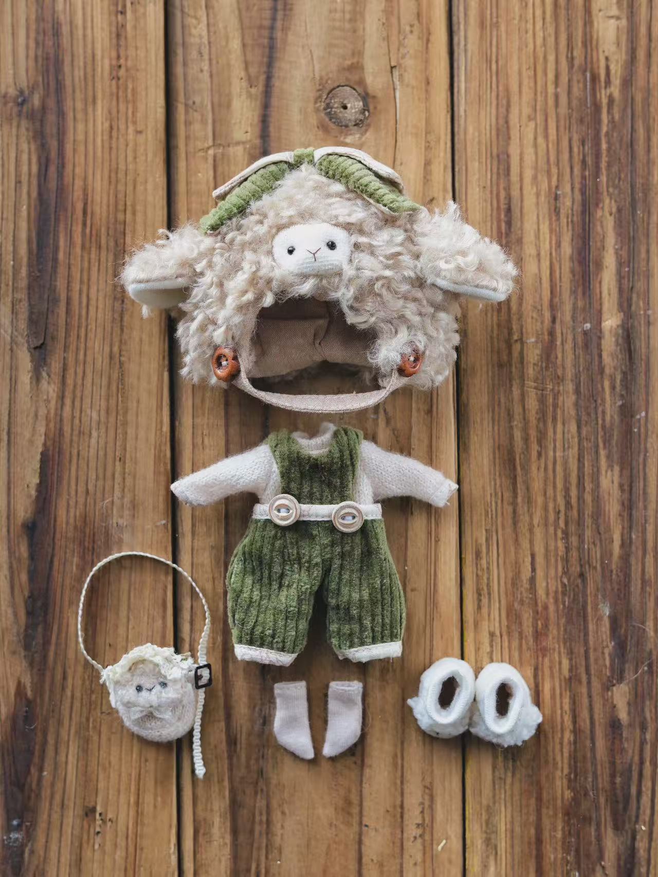 Little Lamb Blythe BJD OB11 Set - Handmade Doll Clothes - ToastDoll
