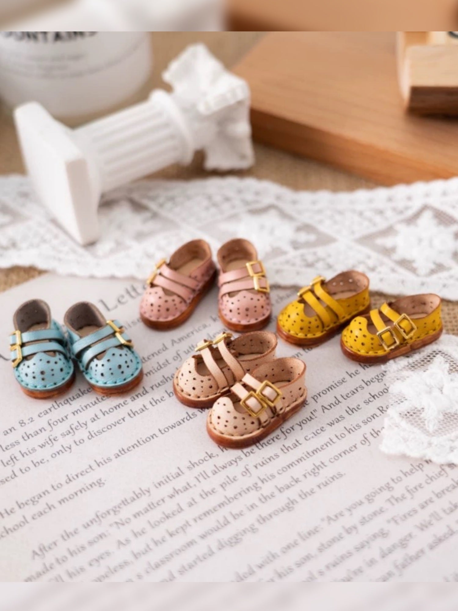 Handmade Shoes for Blythe/Obitsu, Buckle Sandals