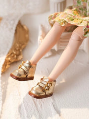 Handmade Shoes for GSC/Obitsu, Double-Buckle Strap Martin Boots