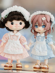 Handmade Outfit for Obitsu/GSC,Sweet Maid Dress Set