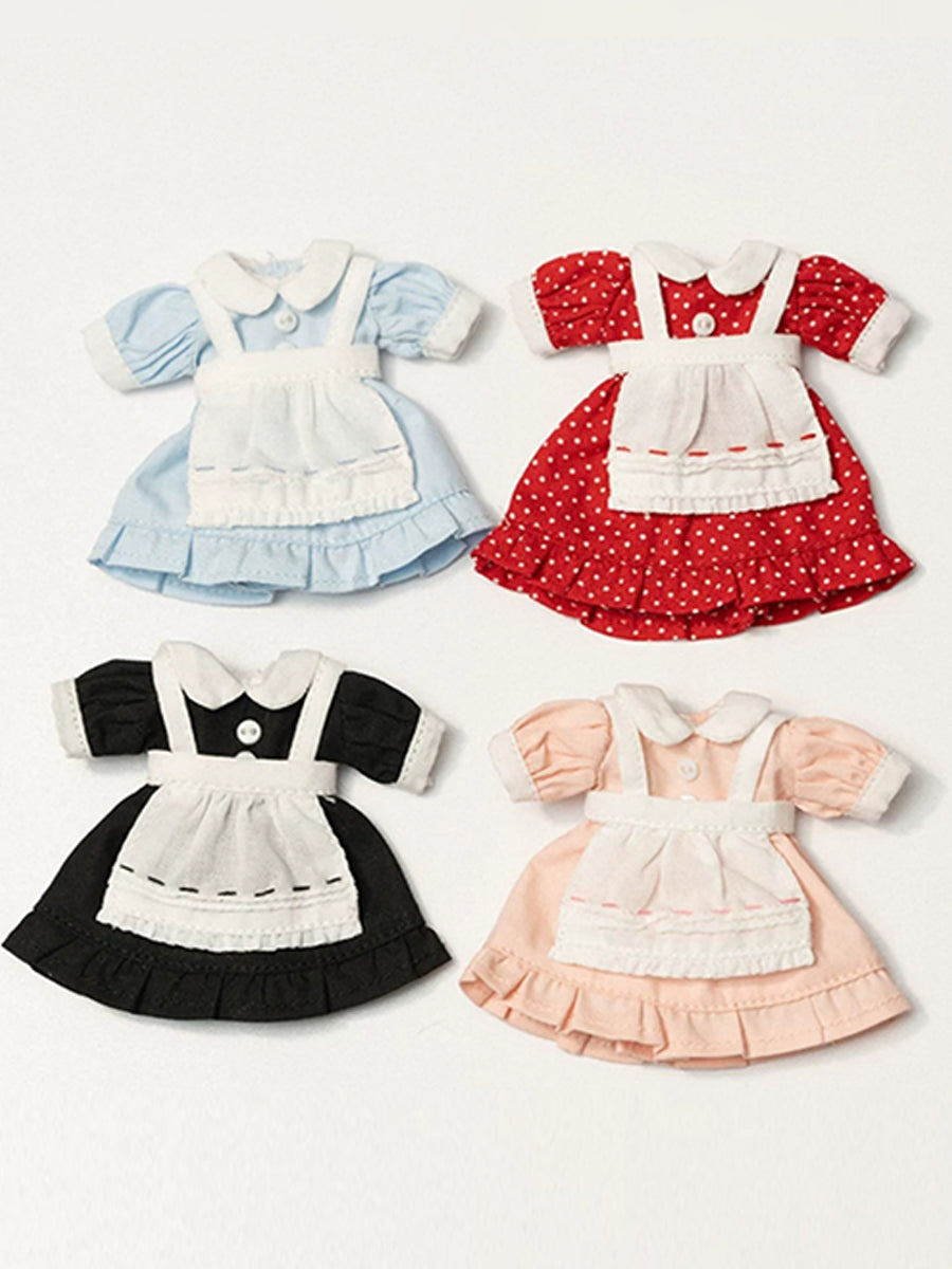 Handmade Outfit for Obitsu/GSC,Sweet Maid Dress Set