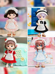 Handmade Outfit for Obitsu/GSC,Sweet Maid Dress Set