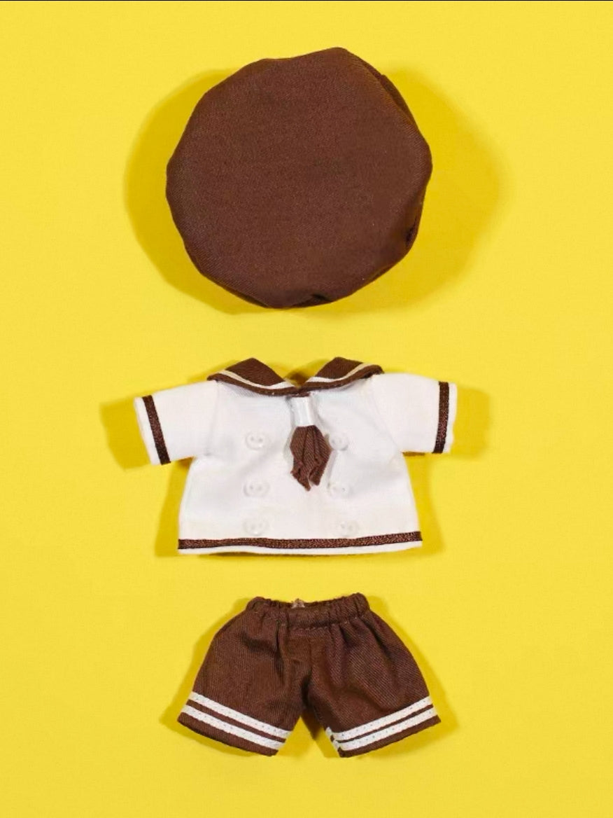 Handmade Outfit for Obitsu/GSC, Seaside Academy Clothing Set