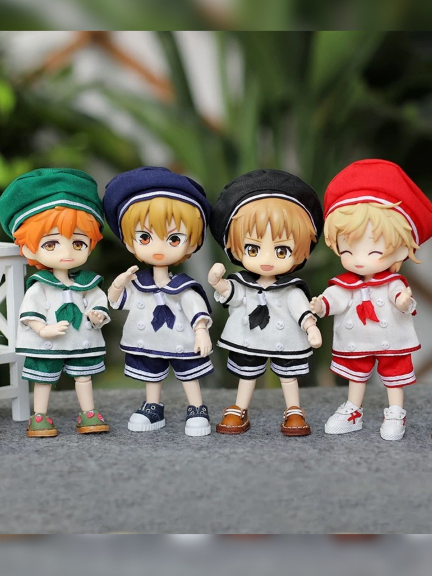 Handmade Outfit for Obitsu/GSC, Seaside Academy Clothing Set