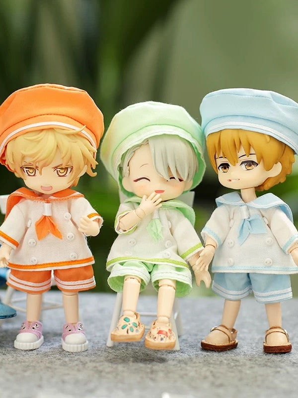 Handmade Outfit for Obitsu/GSC, Seaside Academy Clothing Set