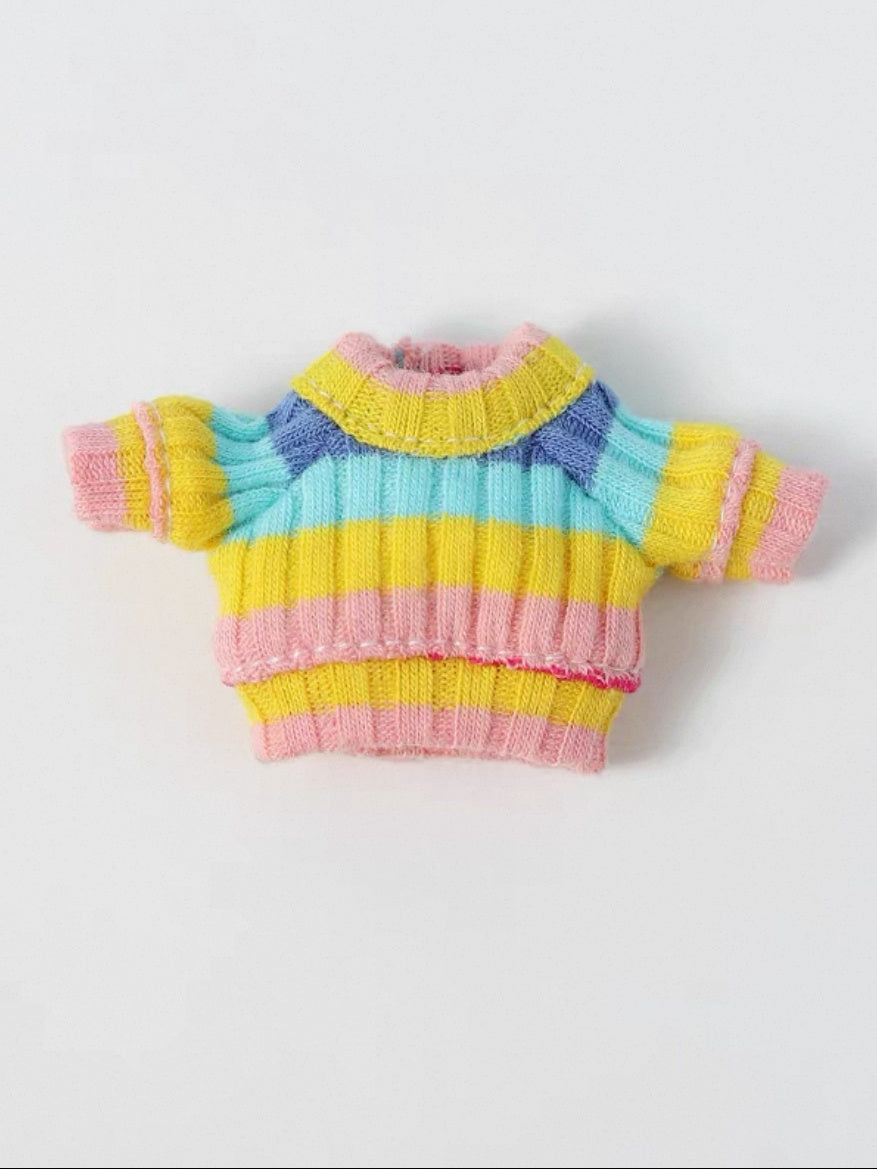 Handmade Outfit for Obitsu/GSC, Colorful Sweater Shorts
