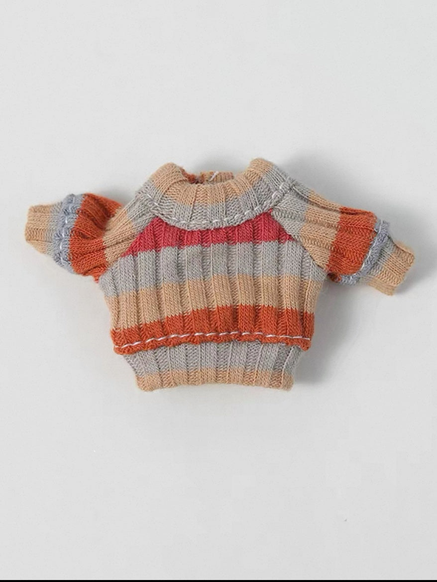 Handmade Outfit for Obitsu/GSC, Colorful Sweater Shorts