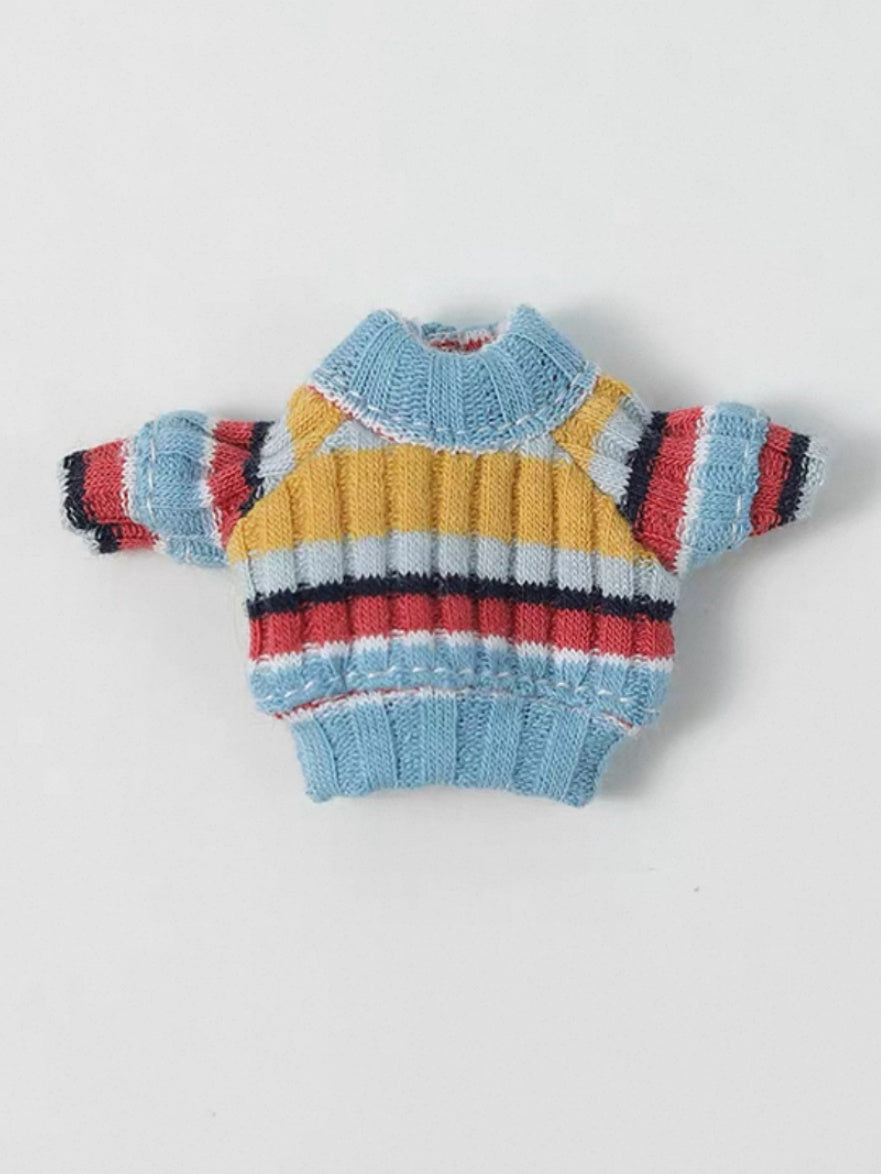 Handmade Outfit for Obitsu/GSC, Colorful Sweater Shorts
