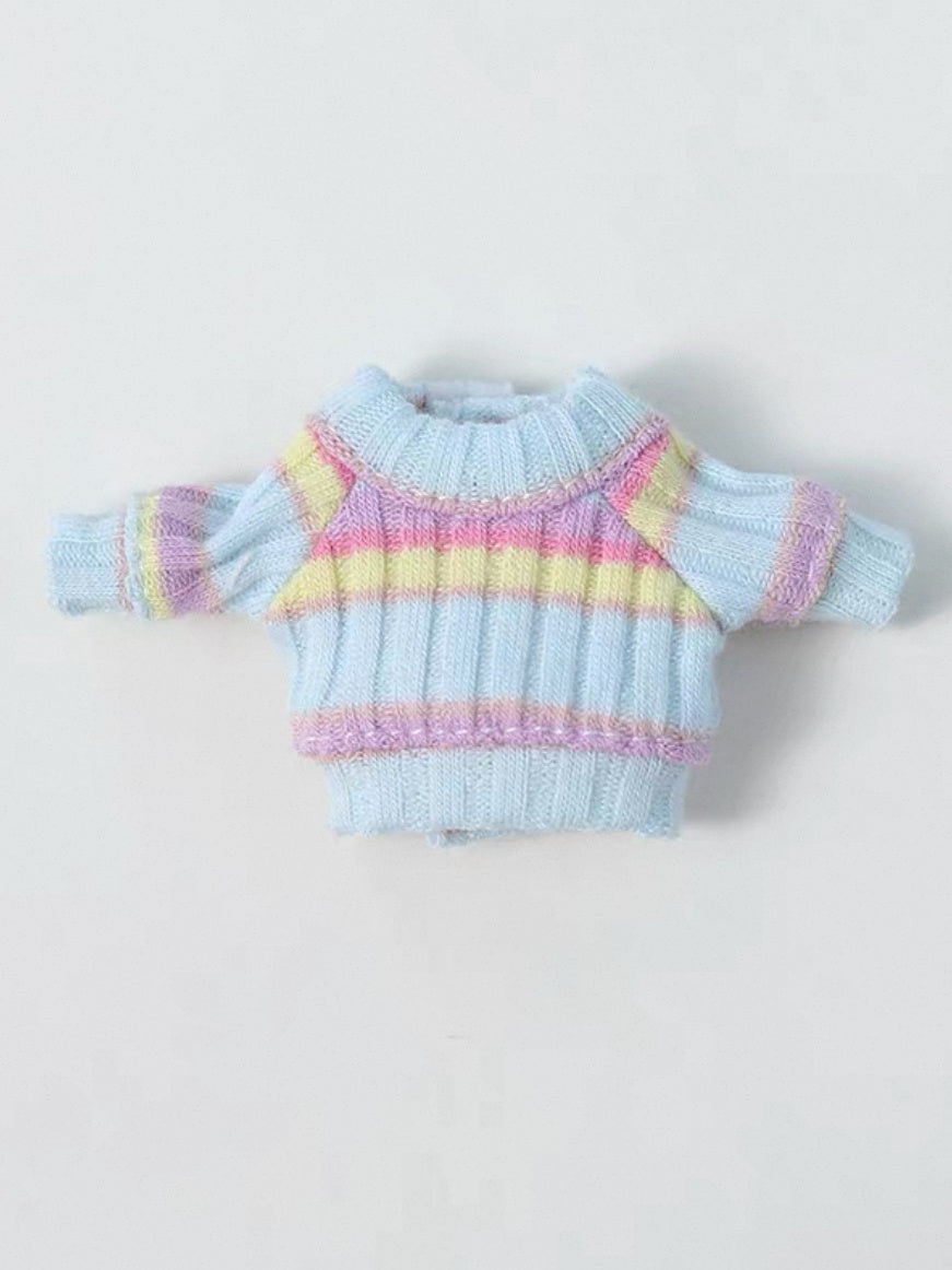 Handmade Outfit for Obitsu/GSC, Colorful Sweater Shorts