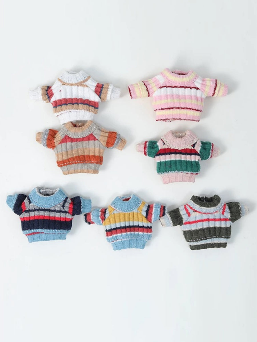 Handmade Outfit for Obitsu/GSC, Colorful Sweater Shorts