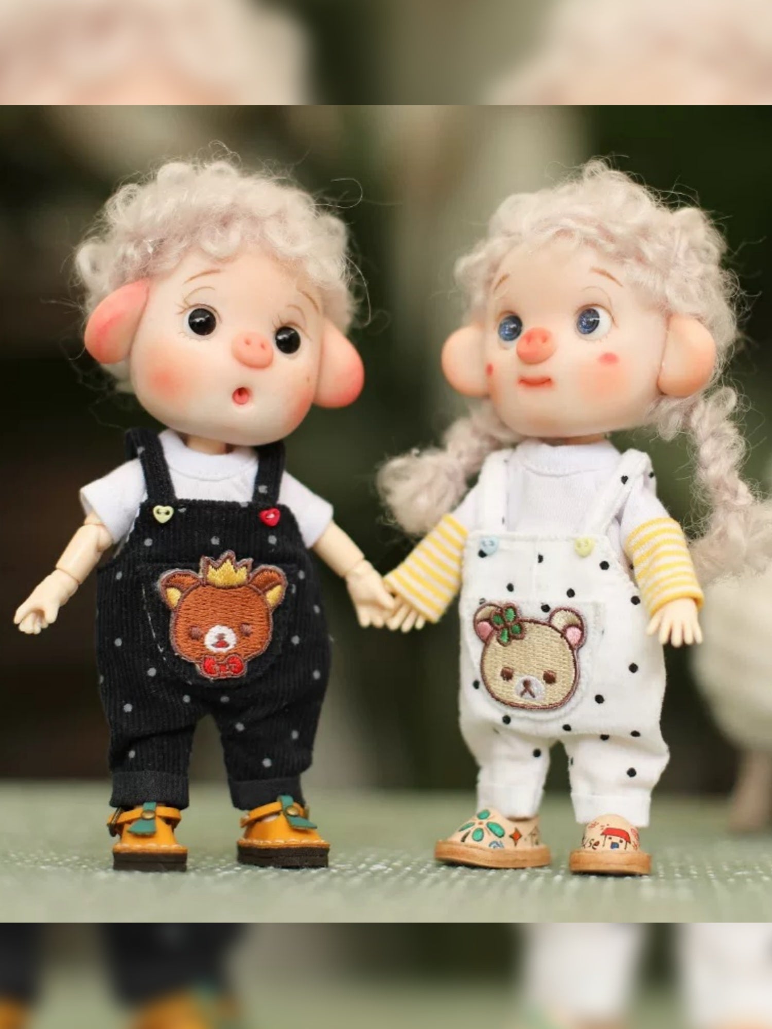 Handmade Outfit for Obitsu/GSC,Casual Style Overalls