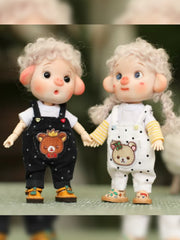 Handmade Outfit for Obitsu/GSC,Casual Style Overalls