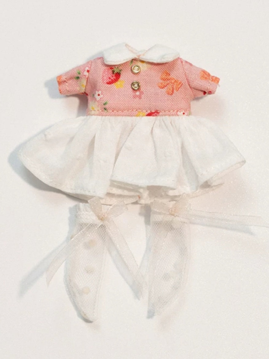 Handmade Outfit for Obitsu/GSC, Cute Dress Set