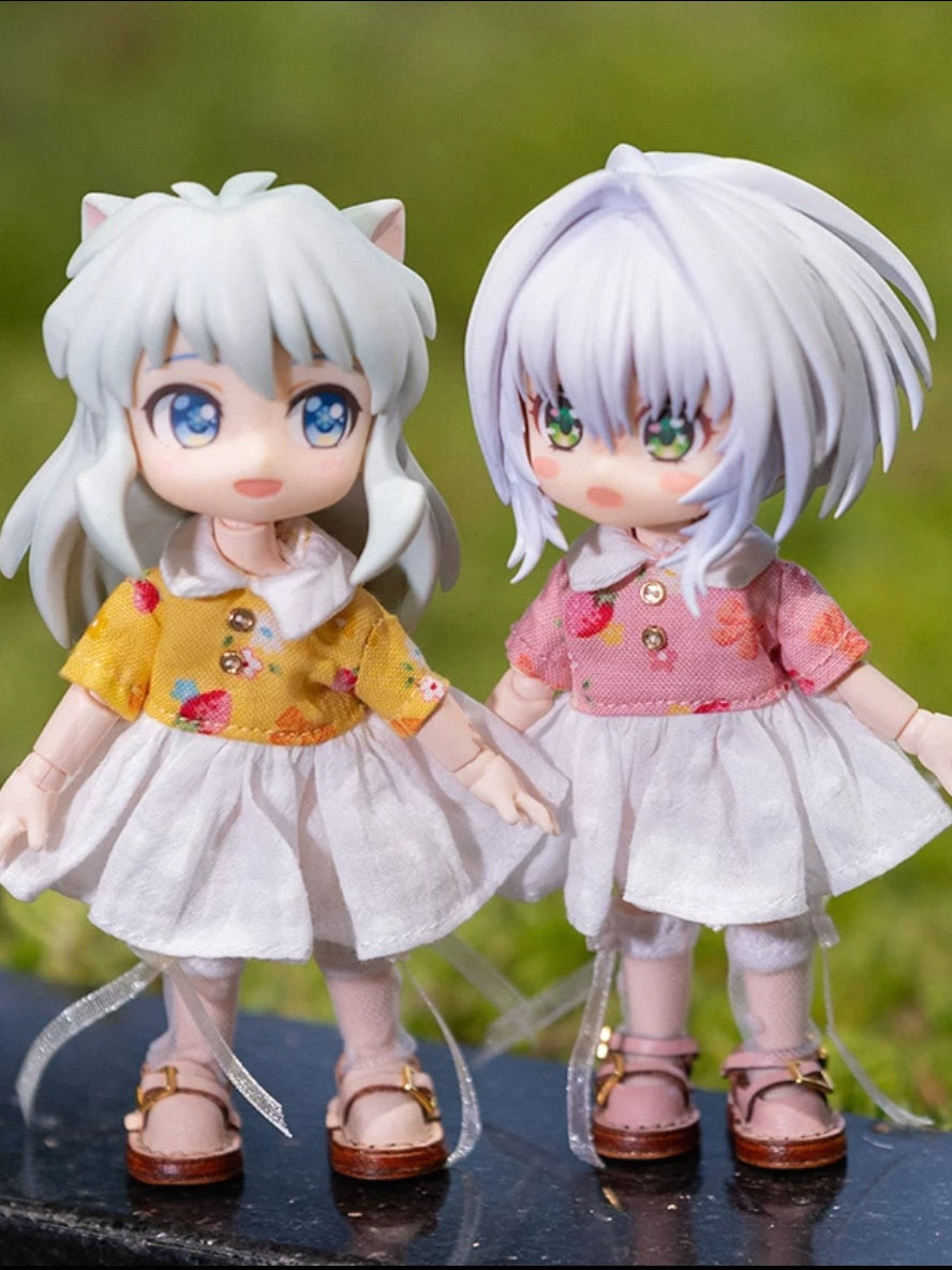 Handmade Outfit for Obitsu/GSC, Cute Dress Set