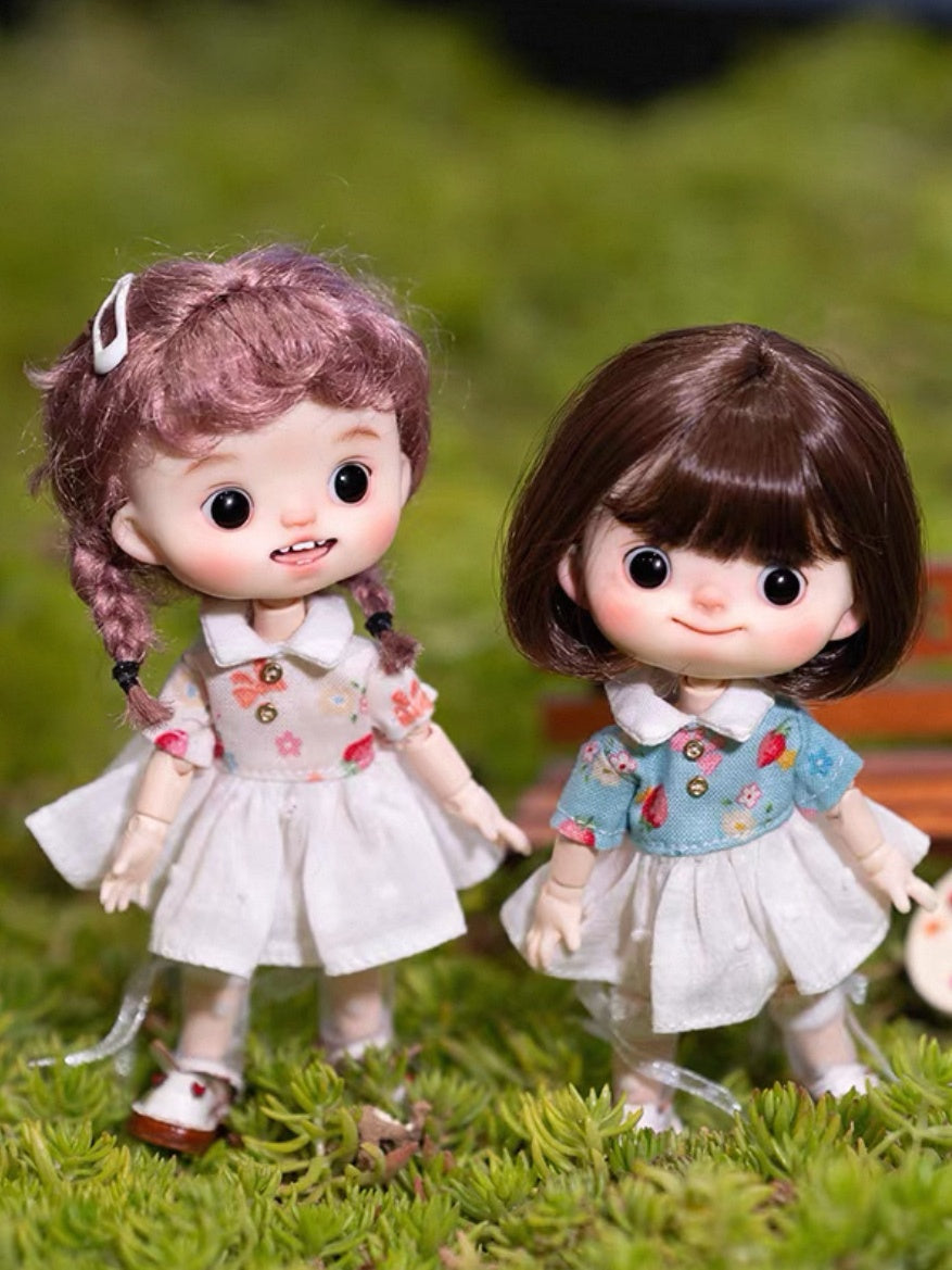 Handmade Outfit for Obitsu/GSC, Cute Dress Set