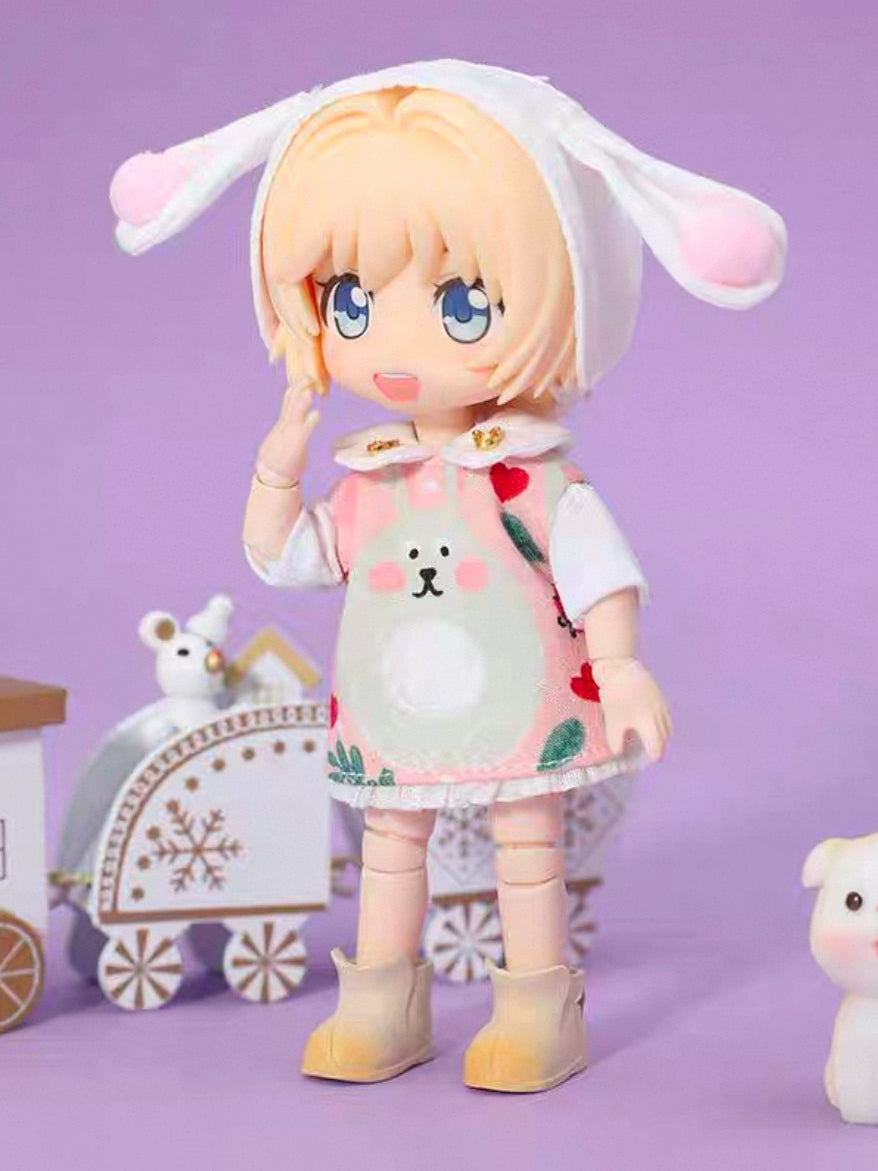 Handmade Outfit for Obitsu/GSC, Bunny Dress Set
