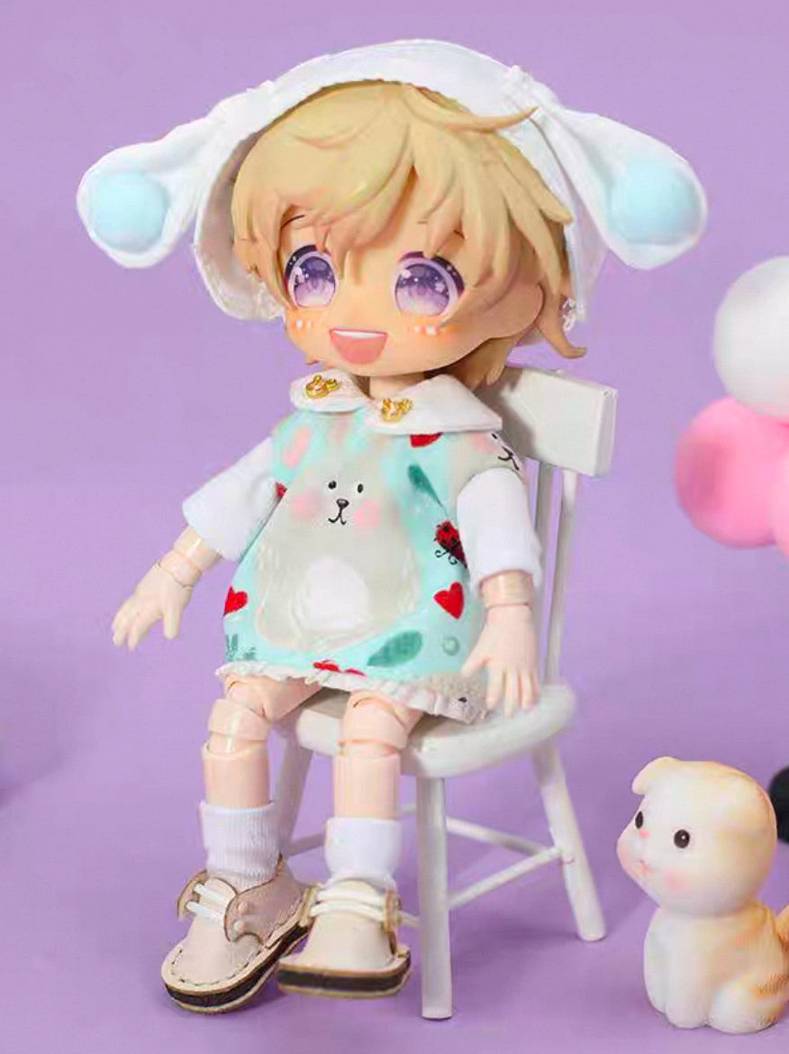 Handmade Outfit for Obitsu/GSC, Bunny Dress Set