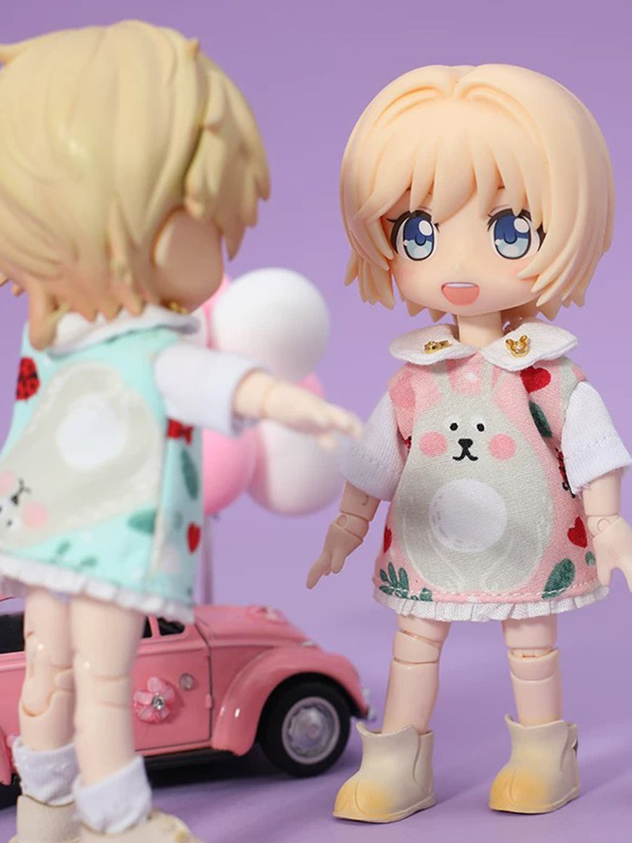 Handmade Outfit for Obitsu/GSC, Bunny Dress Set